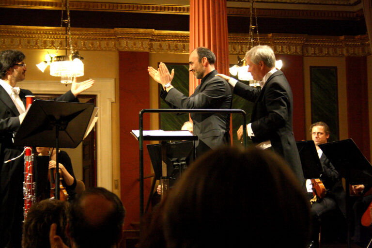 Patrick De Ritis con Dirk Vermeulen e i Wiener Concert Verein