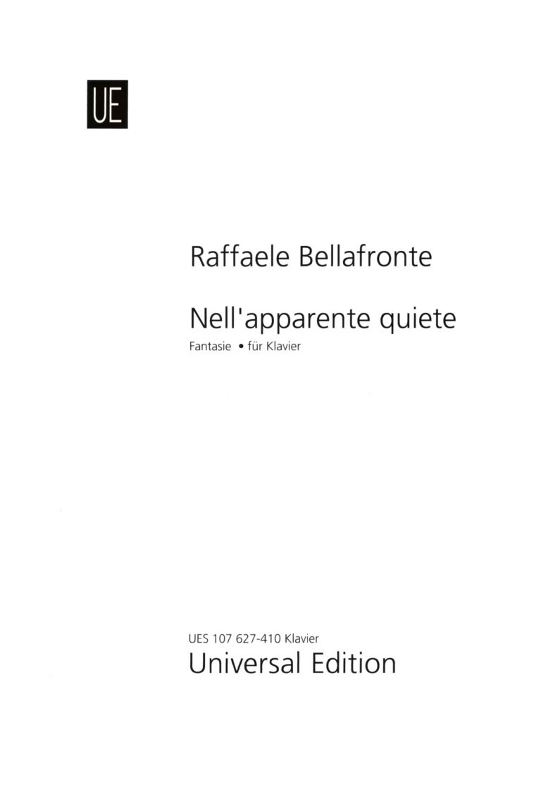 Nell'apparente quiete